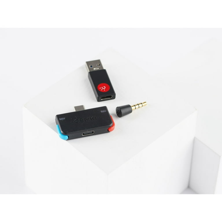 Genki Bluetooth Audio Adapter for Switch, PS4 and PS5, Neon