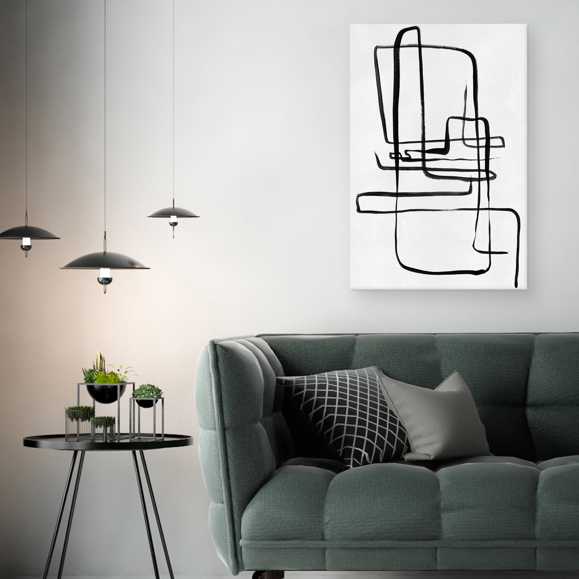 Scribbles II by Studio Arts Canvas Art Print