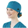 Toyfunny Women Cotton Bandage Adjustable Scrub Cap Sweatband Bouffant Hat Men