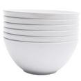 thumbnail image 1 of Yinshine Cuencos De Cereales De Melamina – Vajilla Blanca De 28 Oz, Juego De Cuencos De Sopa, Paquete De 6, 1 of 5