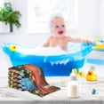 thumbnail image 6 of 5 PCS Colorful Butterfly Antique Violin Baby Muslin Washcloths, Music Theme Soft Absorbent Face Towel Burp Cloths Cotton Bath Wipes Infant Wash Cloth for Newborn Boys Girls, 6 of 7
