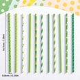 thumbnail image 3 of 36 Pieces Kraft Paper Straws Colorful Striped - Eco-Friendly Biodegradable Drinking Straws for Parties, Bars, and Beverages, 3 of 8