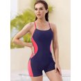 thumbnail image 6 of Charmo Women Athletic One Piece Boyleg Racerback Swimming Suits Bathing Suit, 6 of 6