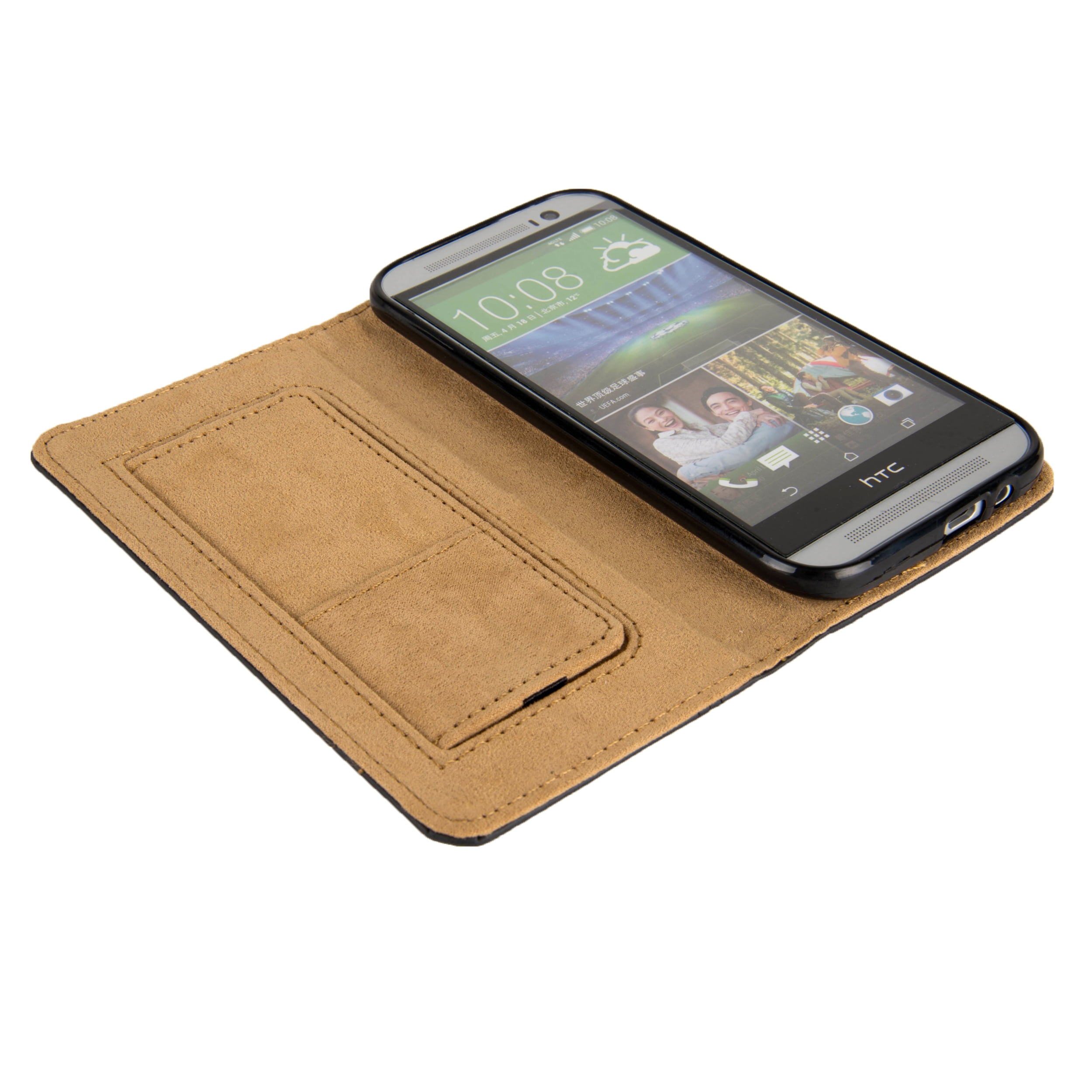 VanGoddy Mary Self Standing Case Specifically Designed for the HTC One M8