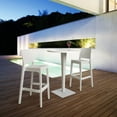 thumbnail image 5 of Compamia Riva 27.5" Outdoor Bistro Table in Dark Gray, 5 of 11
