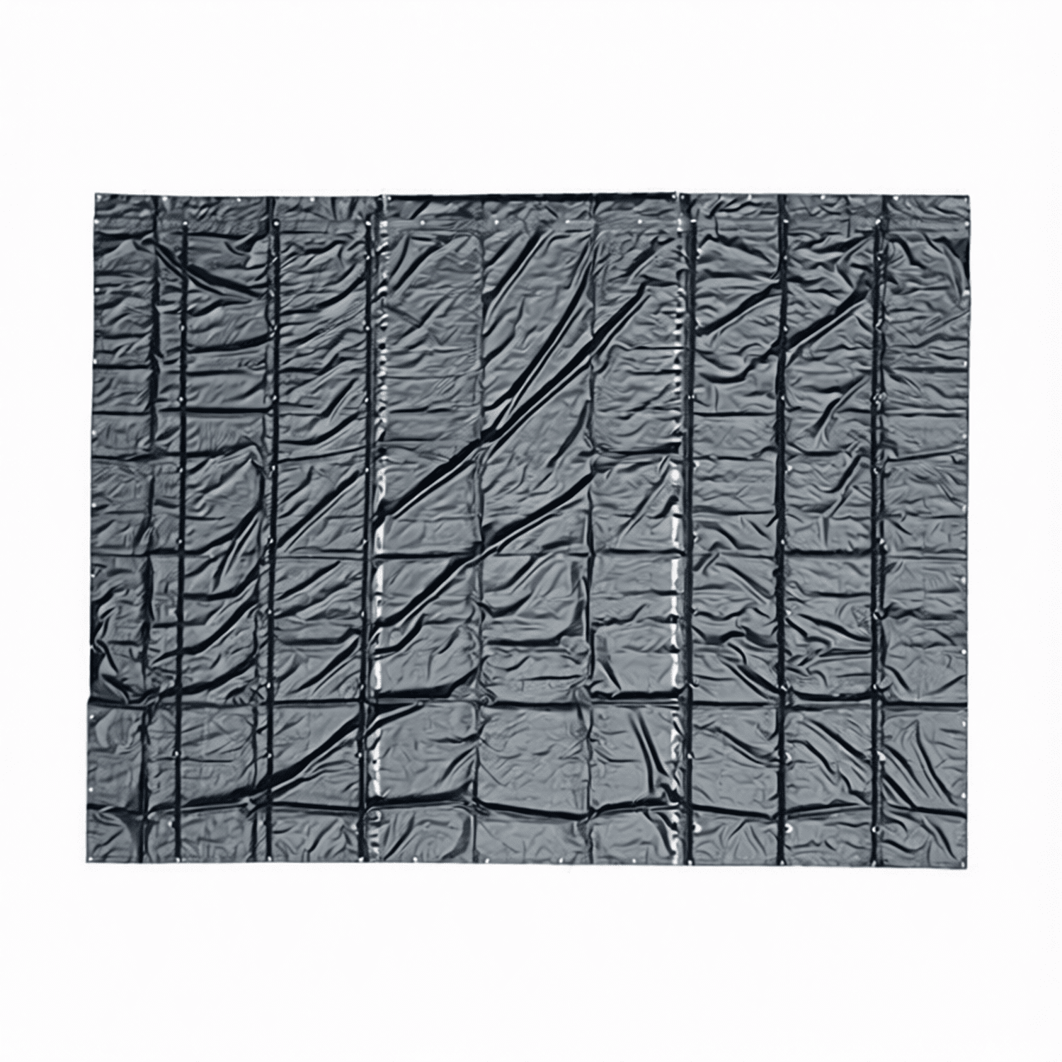 16 x 18 Heavy Duty Vinyl Tarp with 4 ft Drop - 18 oz Waterproof Cover for Flatbed Trailers Trucks and Cargo Protection from Rain Snow Wind and Sun - Black