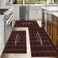thumbnail image 6 of Kitchen Rugs Sets 3 Piece with Runner Floral Kitchen Floor Mat Carpet Farmhouse Rugs and Mats Non Skid Washable Runner Rug for Kitchen Office Sink Laundry, 6 of 12