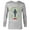 Athletic Heather, variant on Marvel Holiday Christmas Avengers Black Panther Nutcracker - Long Sleeve T-Shirt for Men - Customized-Athletic Heather
