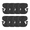 Black-8PCS, variant on No Glue Heel Liners, Soft Sponge Anti-Blister Shoe Size Adjuster Anti-Slip Heel Grips, 8Pcs, 0.20/0.32"