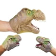 thumbnail image 1 of DPTALR dinosaur Hand Puppet Baby Infant Kid Toy Plush Toys Silica Gel Spoof, 1 of 5