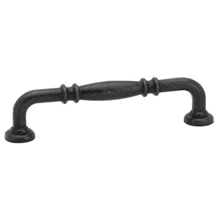 4 in. Center to Center Tuscany Ribbed Cabinet Pull Medium Bronze