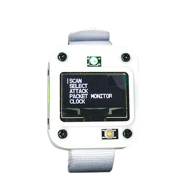 DSTIKE Deauther Watch V2 Wearable ESP8266 Placa de desarrollo con pulsera