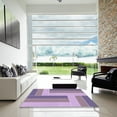 thumbnail image 6 of Ahgly Company Indoor Rectangle Patterned Plum Purple Area Rugs, 2' x 5', 6 of 6