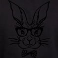 thumbnail image 3 of CafePress - Cute Hipster Easter Bunny Sweatshirt - Pullover Hoodie, Classic, Comfortable Hooded Sweatshirt, 3 of 4