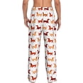 thumbnail image 7 of Salouo Dachshund Walking Print Pajama Pants for Men, Lounge Pants Elastic Waistband Casual Men's sleepwear Loungewear Sleep Pajama Pant -X-Large, 7 of 7