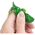 thumbnail image 1 of DAMAIE Fidget Toys, 3 PCS Squeeze-a-Bean Soybean Stress Relieving Keychain Mobile Chain Fidget, Green, 1 of 6