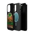 thumbnail image 2 of DistinctInk MagSafe Tough Case for Apple iPhone 15 Pro Max (6.7" Screen) - If I Had A Dollar - Lightweight Grip, 2 of 6