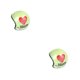 thumbnail image 4 of Casco Suministros para mascotas Billuyoard Sombrero divertido para aves de corazón verde 2Conjunto, 4 of 6