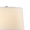 thumbnail image 2 of Benjara 31" Table Lamp Set of 2- Empire Fabric Shade- Modern Nickel Base, 2 of 5