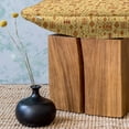 thumbnail image 3 of Tribal Fluffy Throw Pillow Cushion Cover, Art with Quirky Forms Abstract Cultural Design, Decorative Square Accent Pillow Case, 18" x 18", Sand Brown Ginger, by Ambesonne, 3 of 5