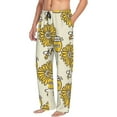 thumbnail image 2 of Haiem Cartoon Honey Pot Bee Sunflower Men's Pajama Pants Ultra Lightweight Pjs Bottoms Sleepwear Bottom Pants with Pocket Drawstring-Small, 2 of 9