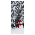 thumbnail image 2 of Fiudx Adhesivo Navideño de Muñeco de Nieve para Puerta, 3D de Pvc, Extraíble, Fácil de Aplicar, Impermeable, Ideal para Decorar El Hogar, La Sala de Estar y El Dormitorio, Papel Pintado Navideño, 2 T, 2 of 5