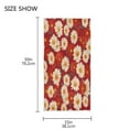 thumbnail image 3 of Bath Towel Single-Sided Printed Highly Absorbent Soft Quick Towel for Bathroom Spa Gym & Sports Dasiy in Red, 3 of 5