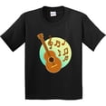 thumbnail image 3 of Inktastic Cute Guitar with Musical Notes Youth T-Shirt, 3 of 5