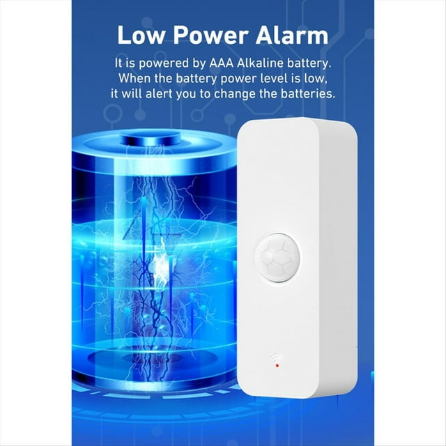 Tuya ZigBee Smart PIR Sensor Human Body Infrared Motion Detector Home Security Scene Linkage Automation Battery Power,1 x Smart PIR Sensor(2 AAA batteries not included),White