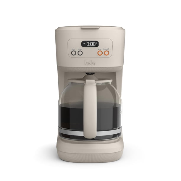 Cafetera BELLA programable para 12 tazas con apagado automático