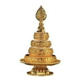 thumbnail image 3 of Esquirla Tibetan Buddhist Offering Tray Carved Collection Exquisite Decorative Statue for, 3 of 8