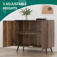 thumbnail image 5 of Smuxee Buffet Storage Cabinets,Kitchen Cabinet with Doors,Fluted Entryway Cabinet, 5 of 6