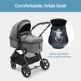 thumbnail image 5 of Mompush Wiz Cochecito de bebé convertible 2 en 1 con modo moisés - Cochecito infantil plegable para explorar más en familia - Cochecito infantil con asiento reversible, 5 of 5