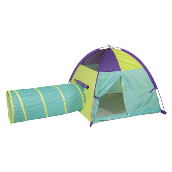 Pacific Play Tents Neon Hide Me Tent and Tunnel Combo Polyester, Child