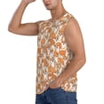 thumbnail image 3 of Fotbe Corgi Animal Men's Camiseta sin Mangas Estampada para Hombres, Playera Casual para Gimnasio, Entrenamiento, Playa-X-Large, 3 of 7
