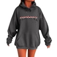 thumbnail image 1 of WILLBEST Sudadera para Mujer, Estilo Casual de Invierno, con Estampado Navideño Del Alfabeto, Cordón Ajustable, Bolsillo y Manga Larga Sudadera Deportiva con Capucha 1450 XX-Grande, 1 of 4