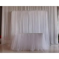 thumbnail image 2 of DS. DISTINCTIVE STYLE 6.5ft x 6.5ft Tulle Photographie Toile de Fond Rideaux Fête de Mariage Toile de Fond Photo Fond, 2 of 5
