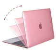 thumbnail image 2 of Mosiso Plastic Hard Shell Case with Keyboard Cover for MacBook 12 Inch with Retina Display Model A1534 (Newest Version 2017/2016/2015), Crystal Pink, 2 of 6