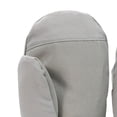 thumbnail image 5 of CAICJ98 Toddler Waterproof Outdoor Infant Baby Mittens Winter Gloves Cuffed Warm Fleeced Kids Ski Gloves for Boys Girls 2-4 Years,Grey, 5 of 7