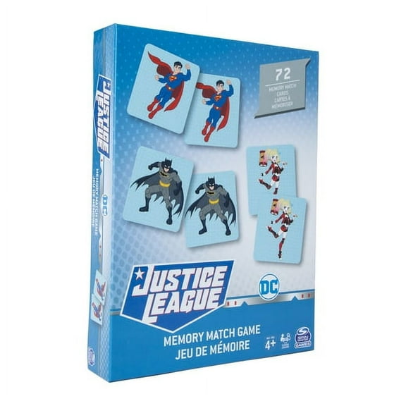 DC Justice League Memory Match Game