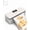 White, variant on Mini Bag Sealer, Rechargeable 6-Speed Adjustable, LED Display & Built-In Cutter, Magnetic Base – Portable Heat Sealer for Chips/Snacks/Mylar/Foil Bags Kitchen Food Storage Gadget (White)