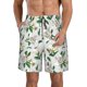 thumbnail image 1 of Balery Lilies Flowers Traje de Baño Estilo Hawaiano para Hombre, Shorts de Secado Rápido con Bolsillos-Small, 1 of 6