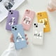 thumbnail image 2 of Custom Name Case For iPhone X XR XS 15 11 13 12 Mini 14 Pro 11Pro 14Pro Max 7 8 Plus ProMax 8Plus Text Leather Color Back Cover, 2 of 5