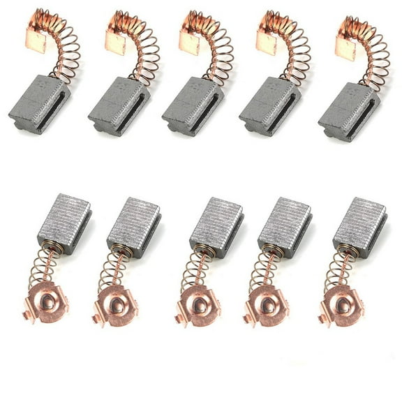 10Pcs Carbon Brushes For G720 Angle Grinder Power Tool Hammer Drills Circular Saws Replacement Motor Brushes 5*8*12Mm