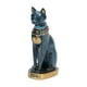 thumbnail image 5 of Estatua de Bastet, la diosa gata egipcia. Escultura clásica coleccionable del Antiguo Egipto. Azul 20 cm de alto, 5 of 9