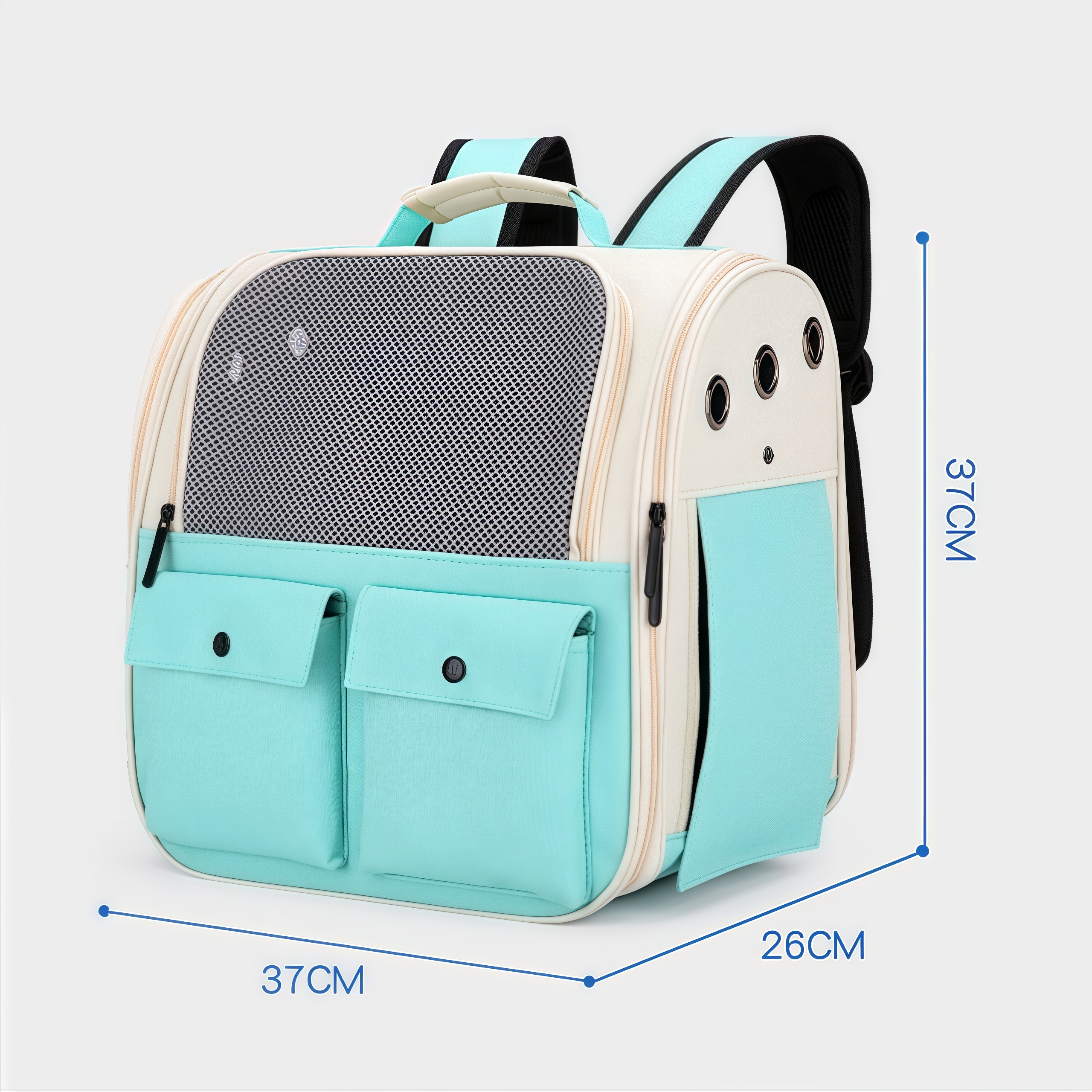 Convenient Portable Cat Backpack With Spacious Compartment For Pets