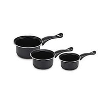 Carbon Steel Saucepan Set, 3 Piece