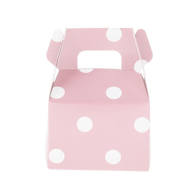 Adorno Hogar BLESIY Caja de Favor Papel Decoración Baile Nupcial Boda Lunar Rosado