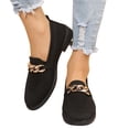 thumbnail image 3 of Sngxgn Women's Flats Shoes Ballet Flats Comfortable Flats Dressy(Black,37), 3 of 8