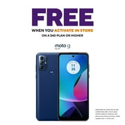 Metro by T-Mobile Moto G Play, 32GB, Blue - Prepaid Smartphone